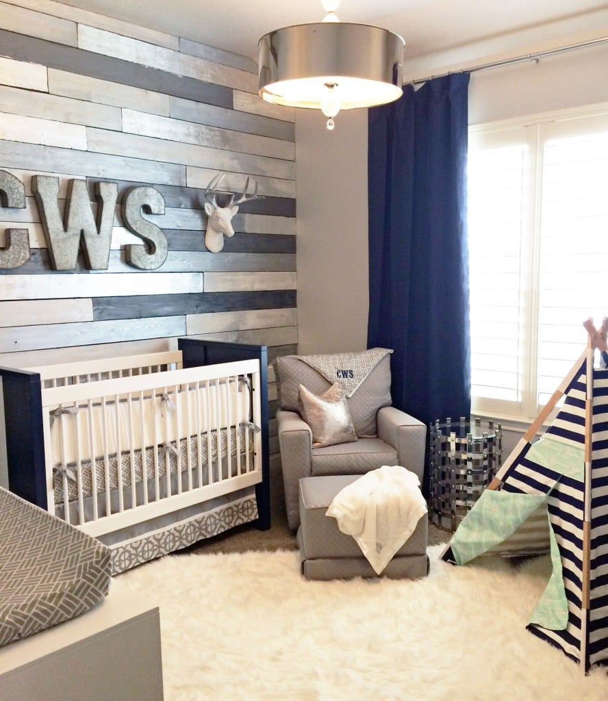 New Gray Nursery Ideas with Simple Decor