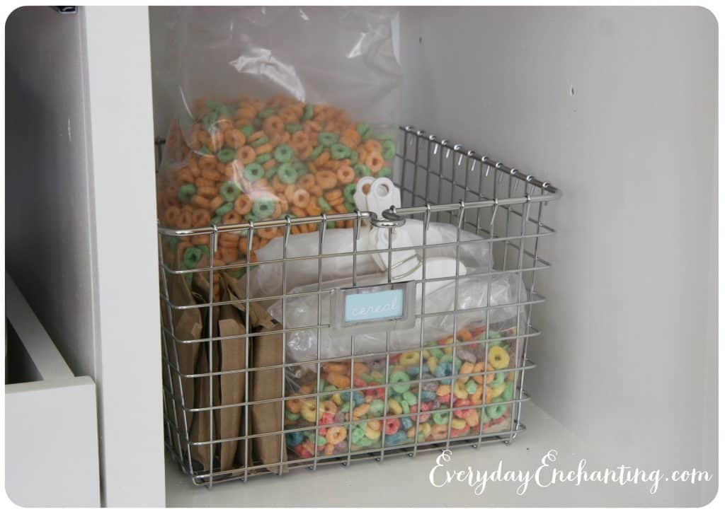 Basket of duplicate food items