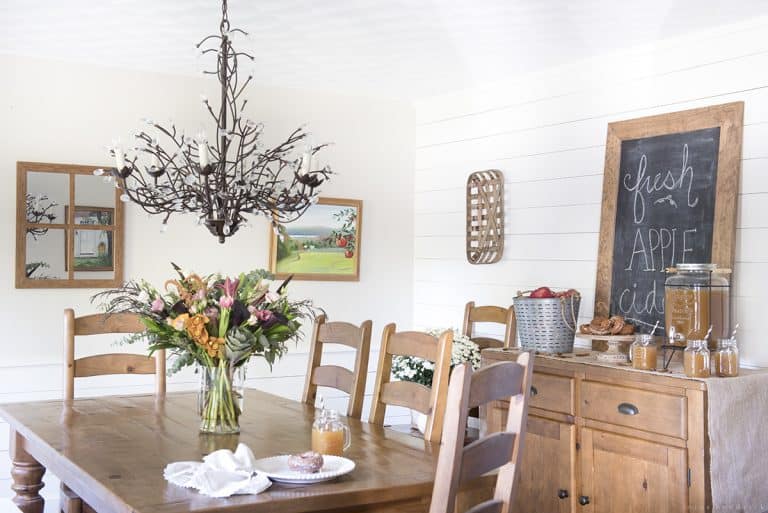 Apple Cider Bar & Fall Dining Room