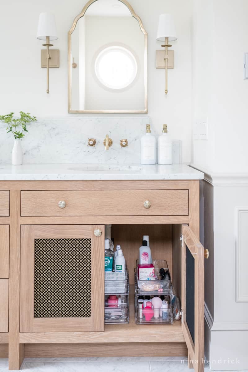 How To Organize Your Under Bath Sink Cabinet