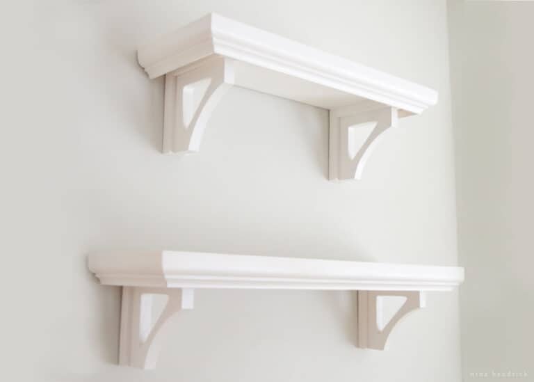 DIY Cafe Shelves