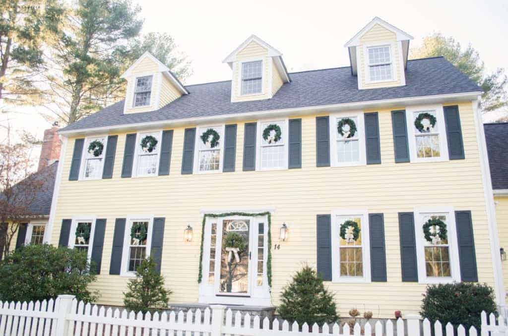 Gather holiday inspiration from this warm & cozy rustic farmhouse Christmas Home Tour. There are so many classic decor ideas!