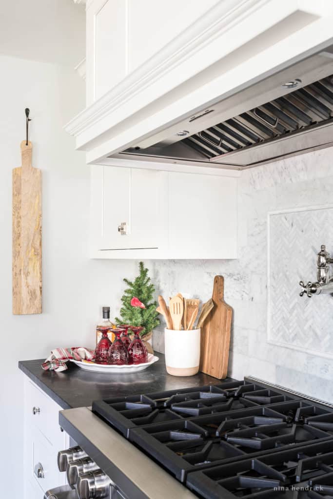 Classic Christmas Kitchen with Hot Toddy bar