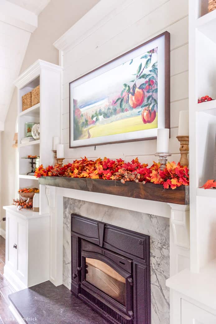 Classic Fall Mantel