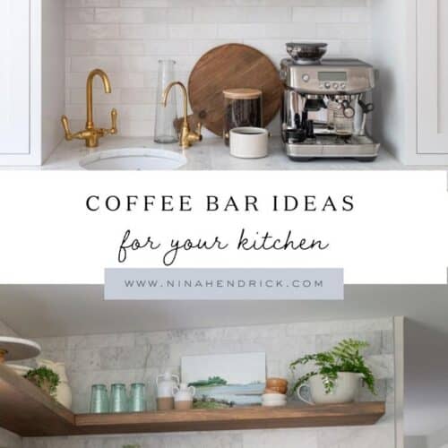 DIY & Decorate with me GIRLY COFFEE BAR CART 