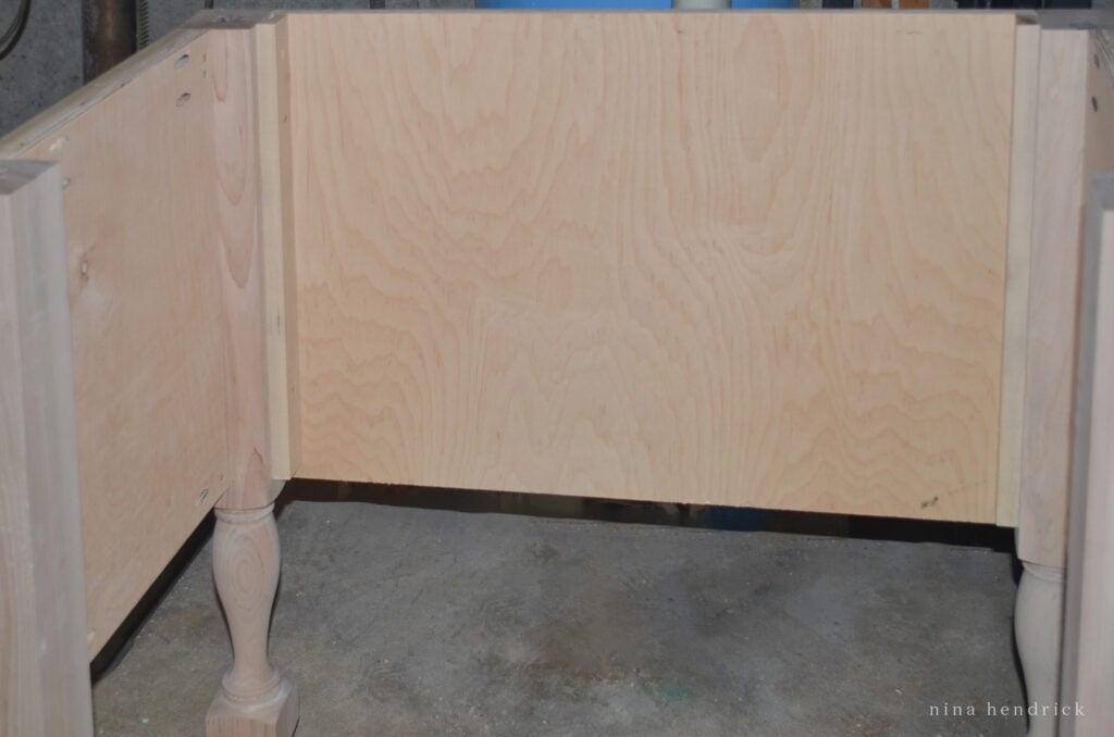 Build process for a custom sink console