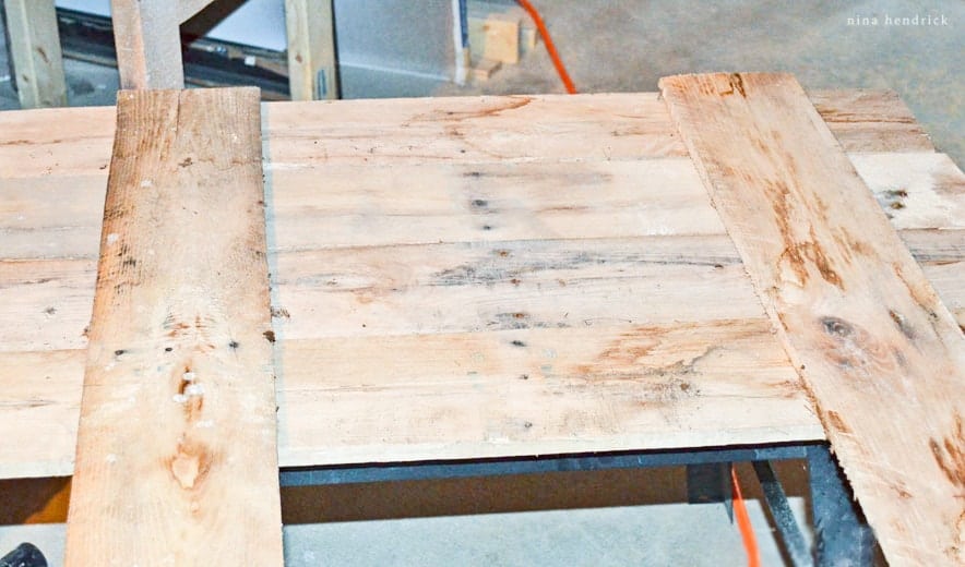 DIY Rustic Pallet Wood American Flag | Step One: Gathering your materials.