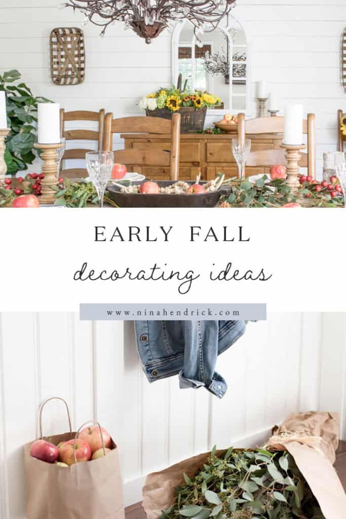 Early Fall Decorating Ideas