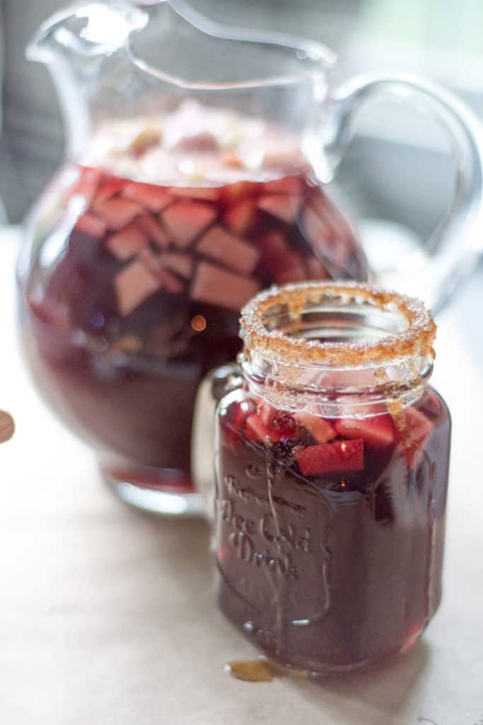 Early fall decorating ideas harvest sangria