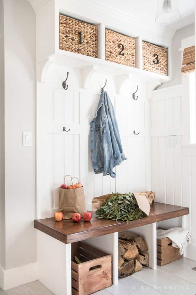 early fall decorating ideas for the mudroom