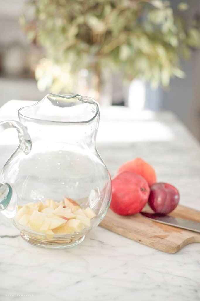 pitcher for making sangria