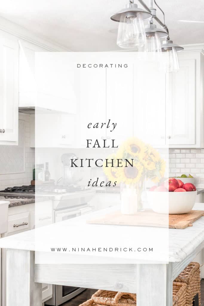 Early Fall Kitchen Decorating Ideas