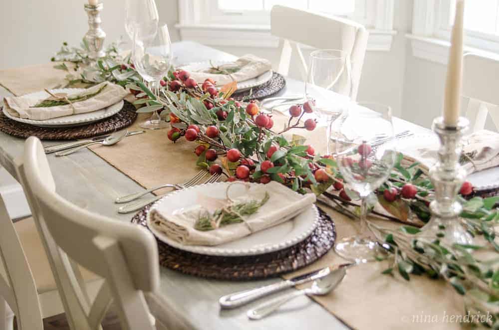 Simple & Classic Thanksgiving Place Setting