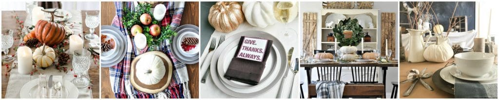 Rustic Thanksgiving Dining Room | Gather Thanksgiving inspiration from this harvest themed rustic tablescape.