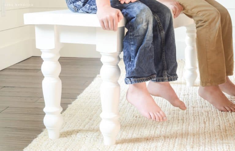 How to Build a Simple Farmhouse Bench