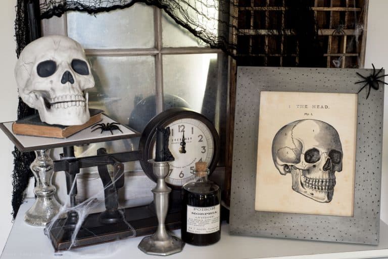 Halloween Foyer Vignette