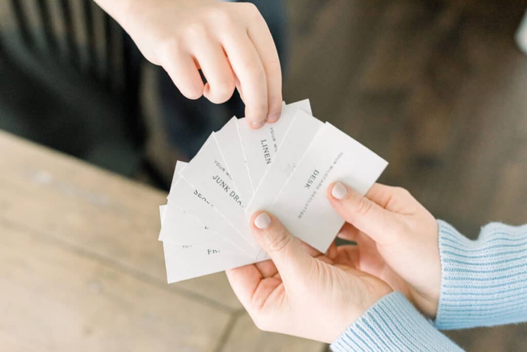 Declutter all of the Things wild cards by Nina Hendrick Home