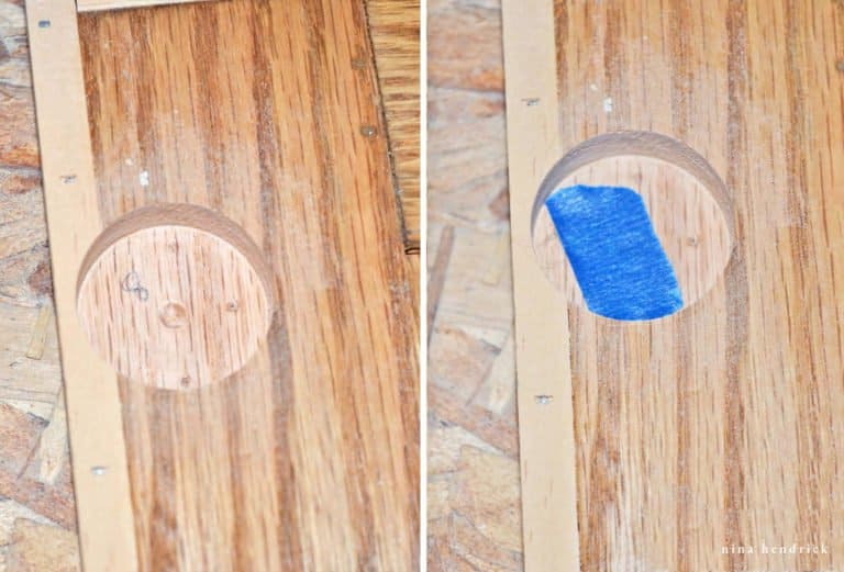 How to Paint Oak and Hide the Grain Tutorial