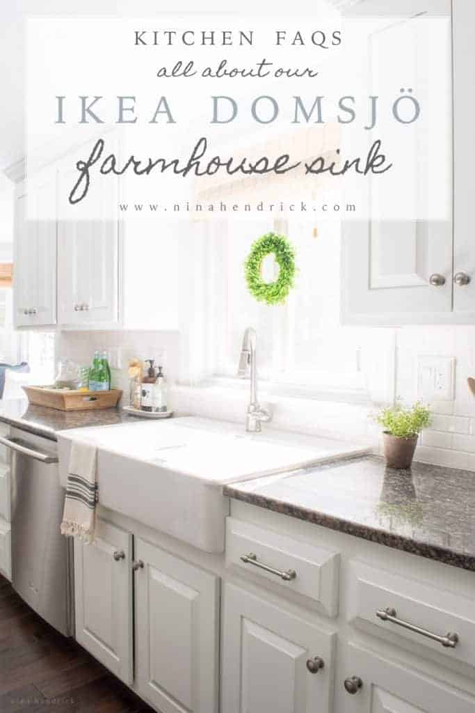 Ikea Farmhouse Sink Review Domsjo Nina Hendrick Design Co