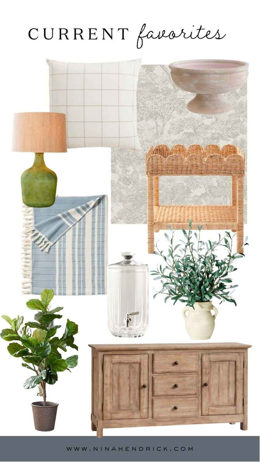 Current favorite decorating items