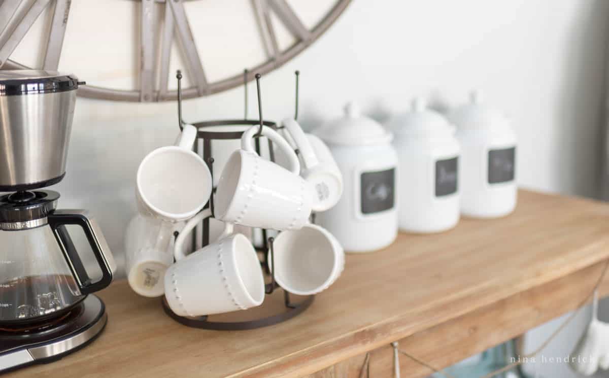 Upgrade Your Kitchen With a Stylish DIY Coffee Bar