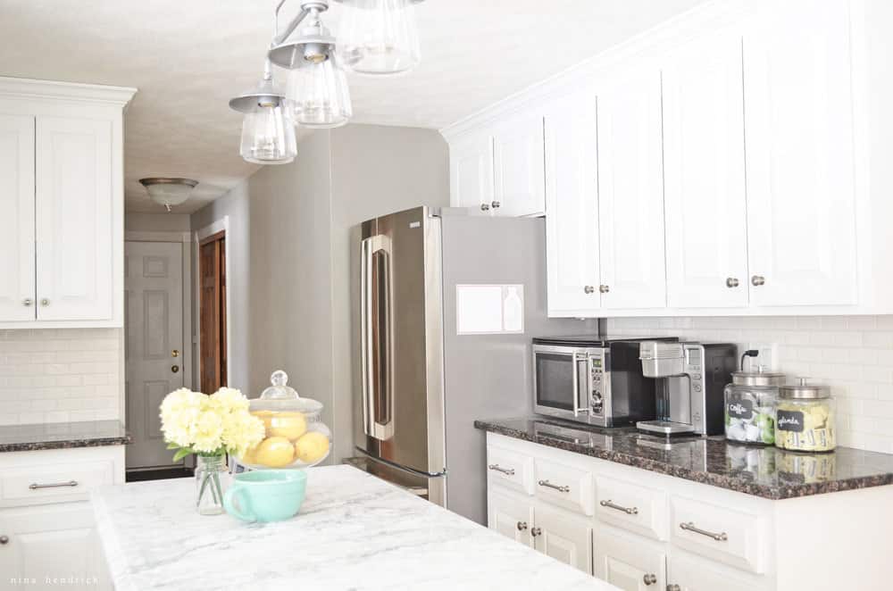 White Kitchen Renovation white painted kitchen cabinets reveal White Kitchen Renovation white painted kitchen cabinets reveal
