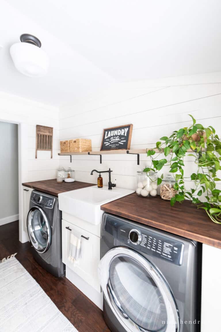 Laundry Room Makeover (Plus My Design Mistakes) — Nina Hendrick