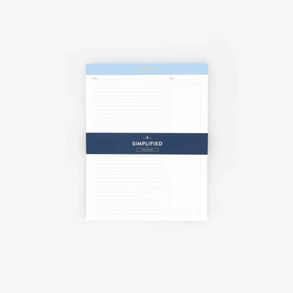 Simplified Note Pads