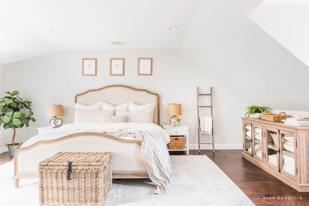 Master Bedroom Renovation with Sherwin-Williams Repose Gray Paint