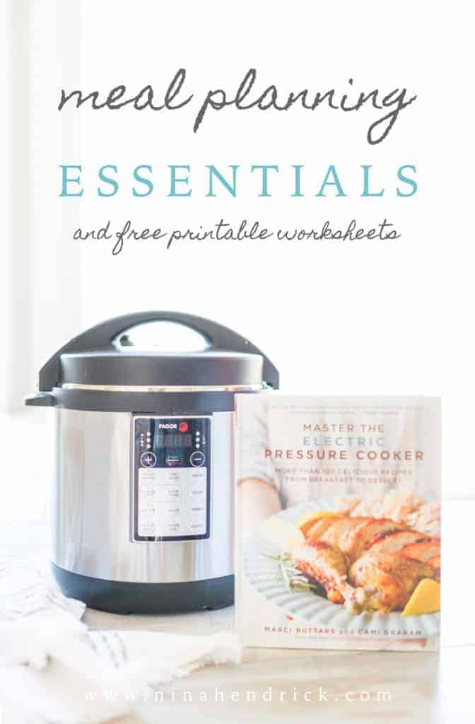 Meal Planning Essentials | Master meal planning and prep with this detailed guide on mapping out a weekly menu and gathering meal planning essentials.