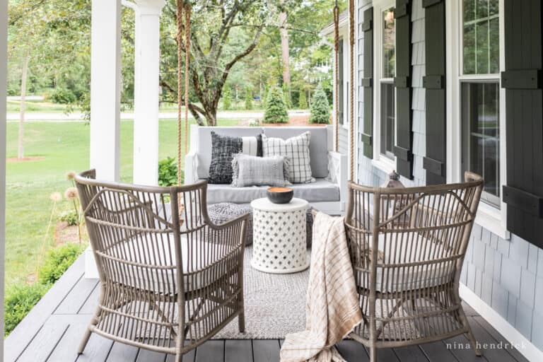 New England Colonial Farmer’s Porch