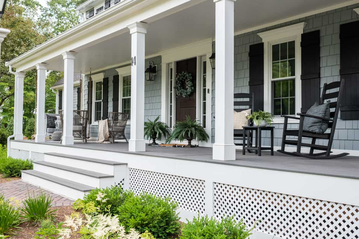 New England Colonial Farmer's Porch - Nina Hendrick