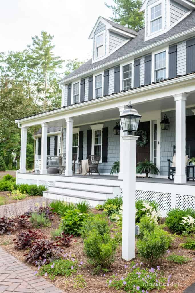 New England Colonial Farmer's Porch