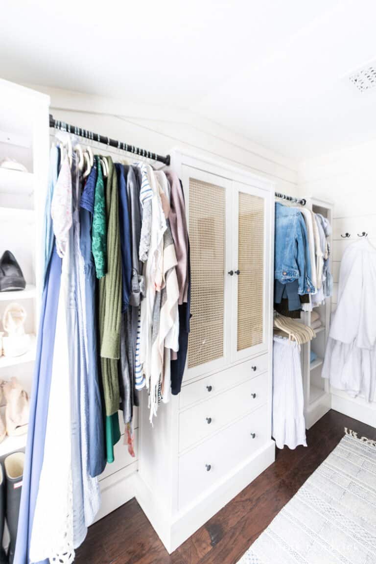 Organized Closet Makeover with IKEA Hack
