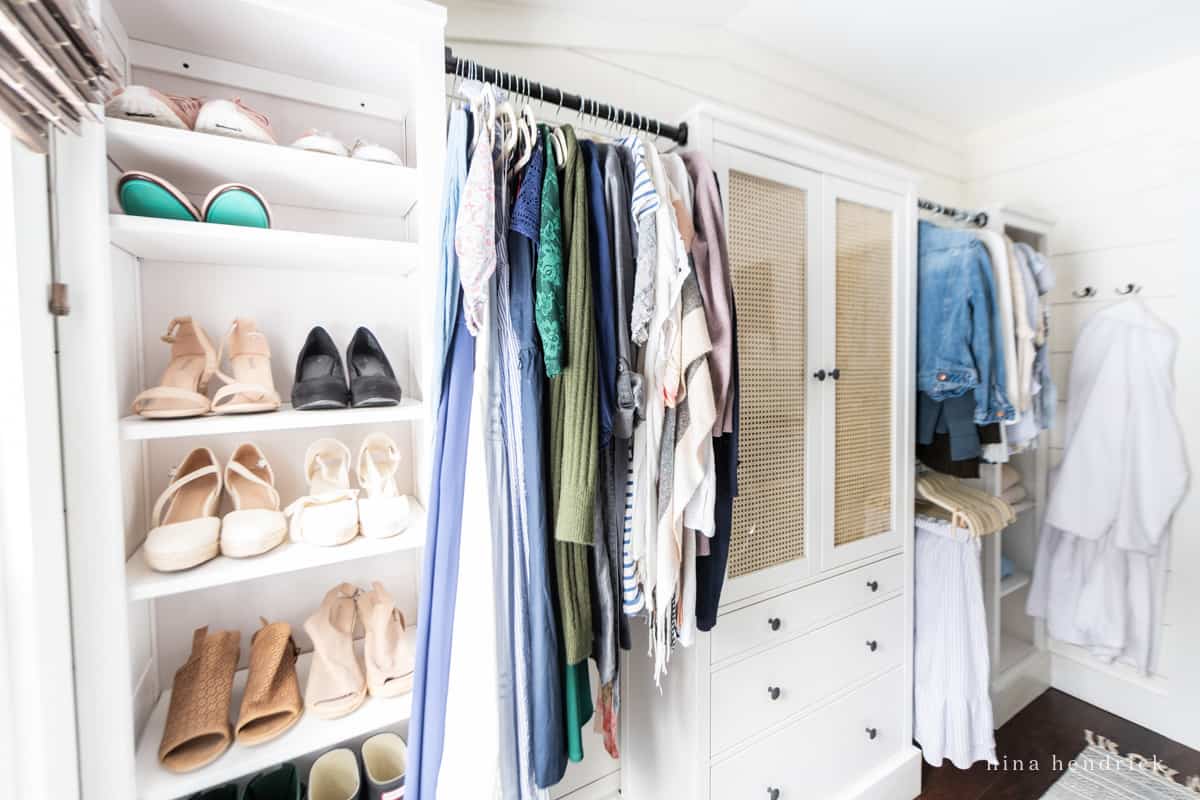 A Closet Update: Hacking Shelves for Boot & Shoe Storage