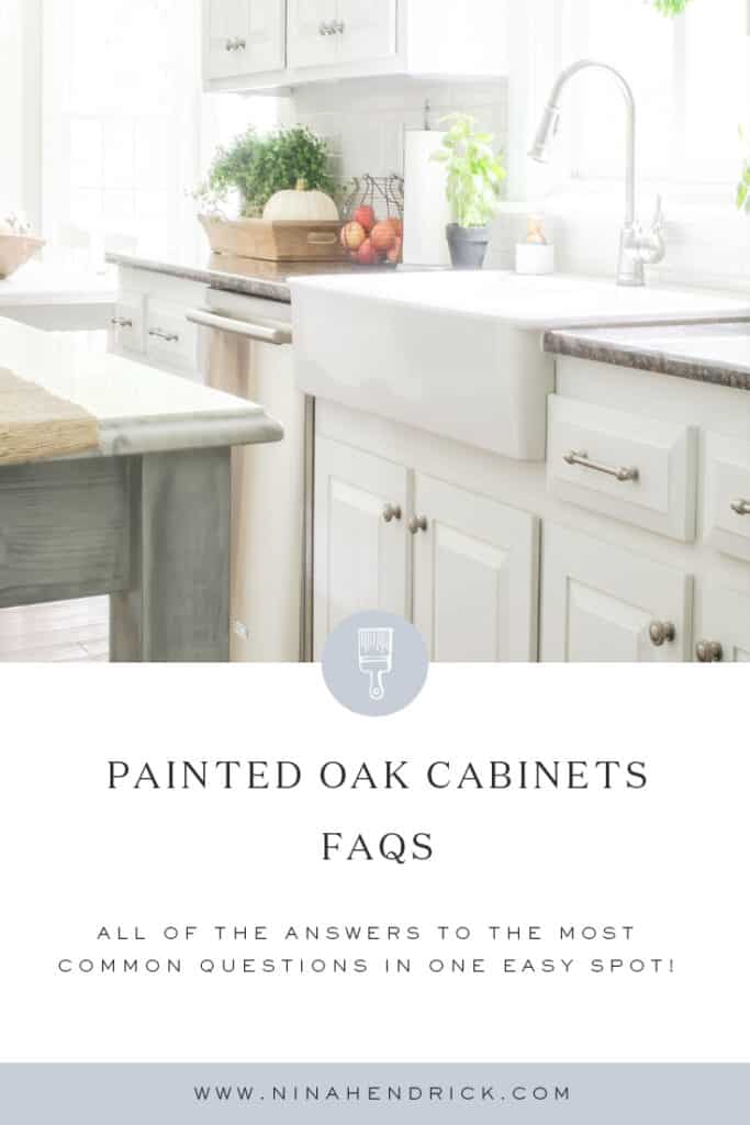 White Painted Oak Cabinets FAQs 