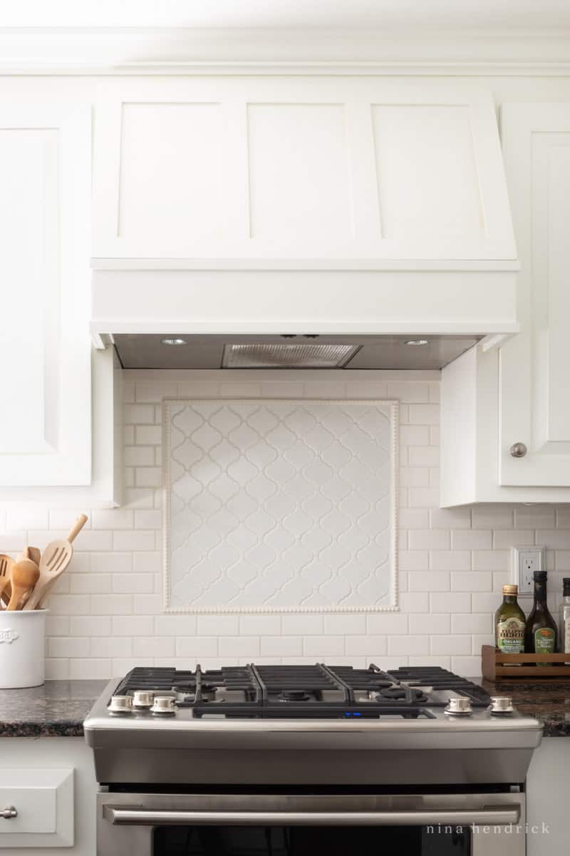 DIY Range Hood Cover with Hidden Storage Tutorial — Nina Hendrick
