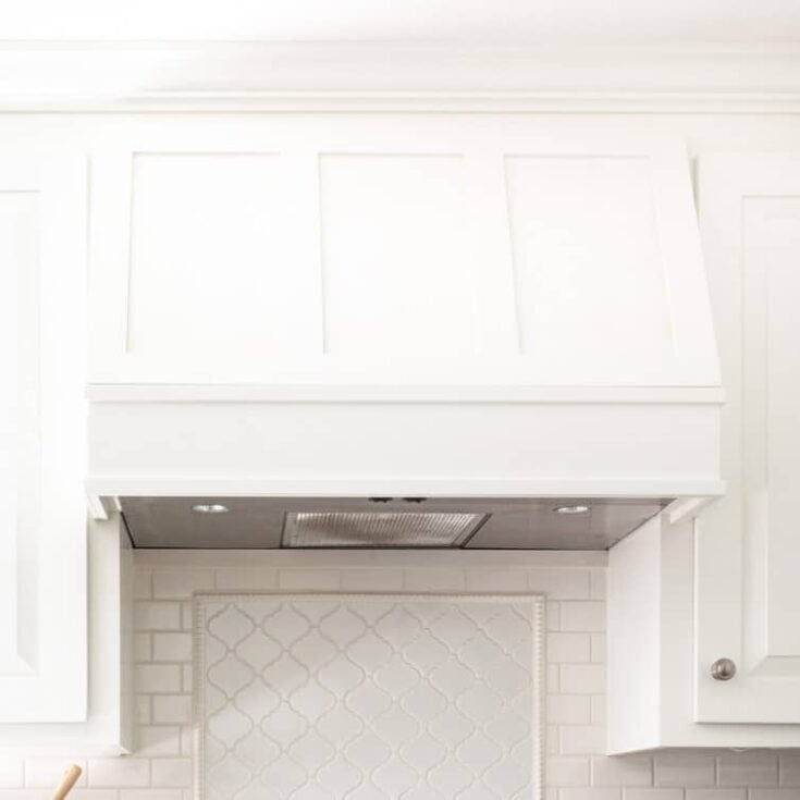 DIY Range Hood Cover with Storage Tutorial