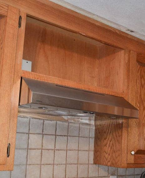 Modify the cabinet above your range
