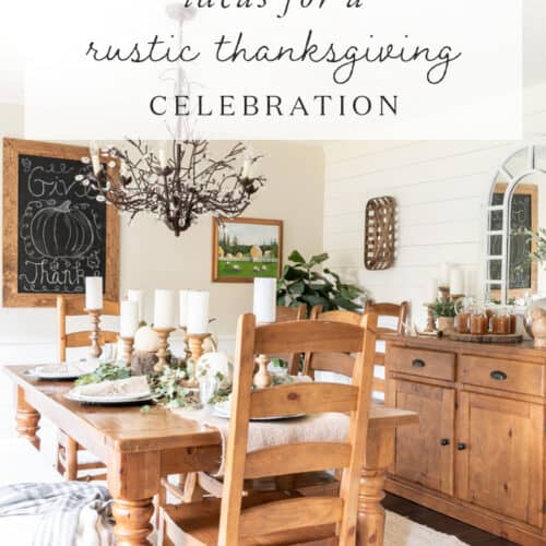 5 Ideas for Rustic Thanksgiving Table Decor