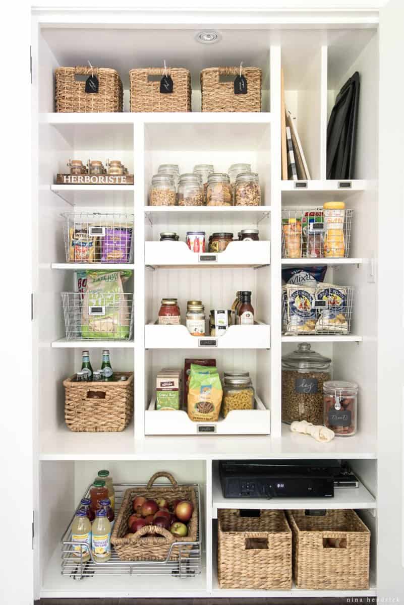 Pantry Organization Ideas - Nina Hendrick Home