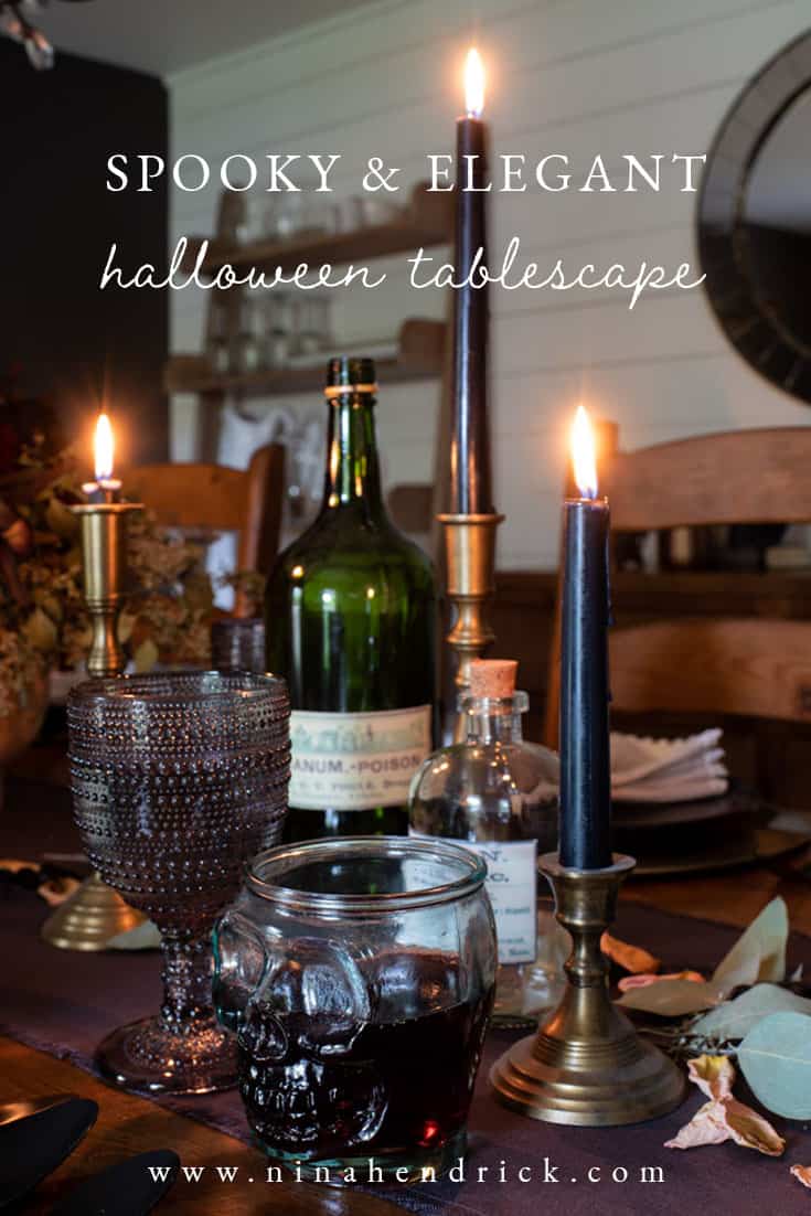 Spooky Elegance: A Halloween Tablescape with Timeless Decor