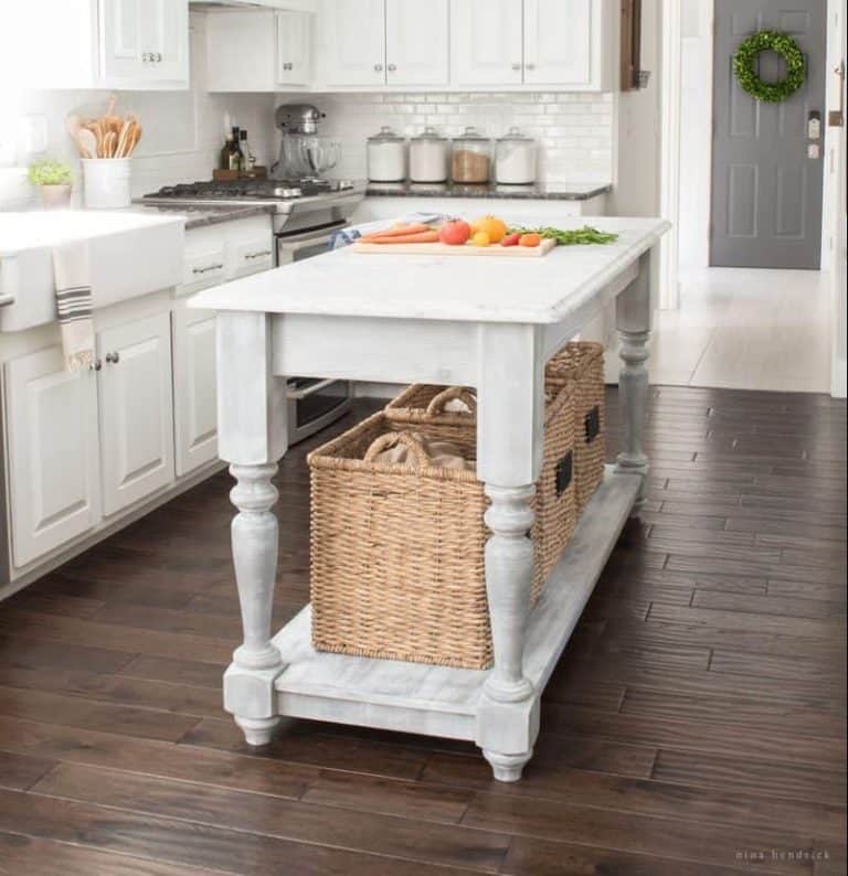 Furniture-Style DIY Kitchen Island