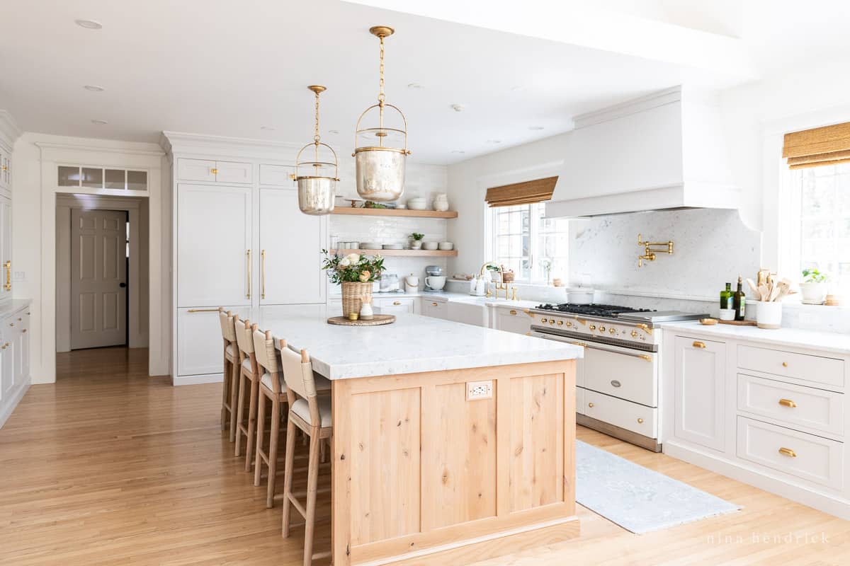 White and Aqua Kitchen  Diy kitchen renovation, Cottages and