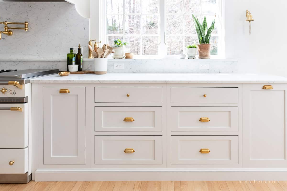 Neutral cabinetry for a timeless kitchen