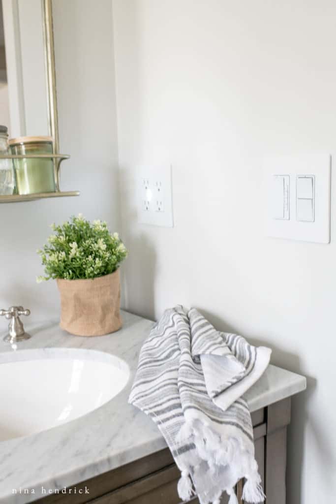Updating Builder-Grade Switches and Outlets in Bathroom