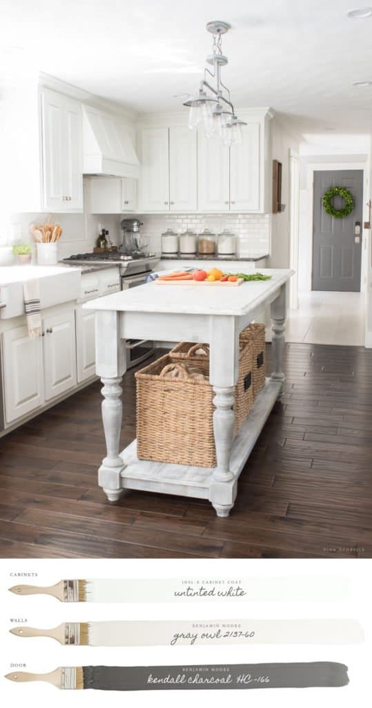 Whole House Color Scheme Gray Owl Kitchen