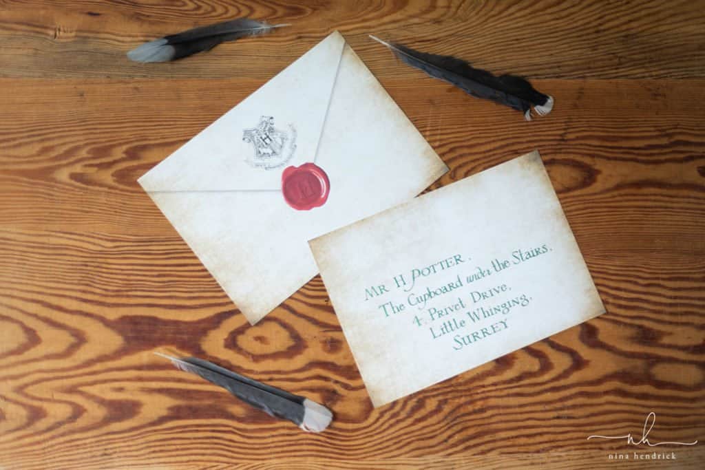 hogwarts letter envelope template