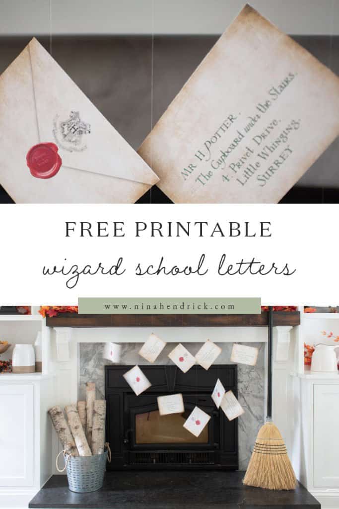 free printable wizard school acceptance letters for halloween